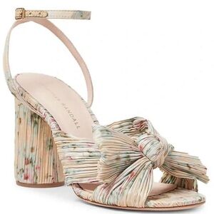 LOEFFLER RANDALL Camilla bow heel sandals pre owned size 38